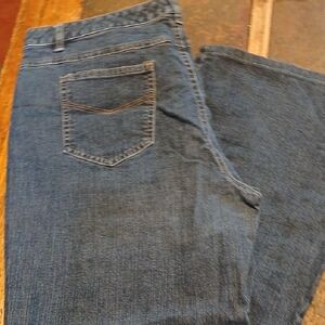 Tribal Stretch Blue Jeans